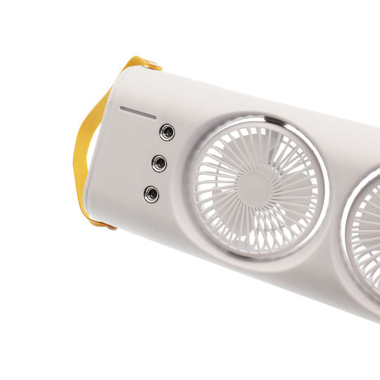 Fh-666 USB Fan with Water and Lighting 10W White