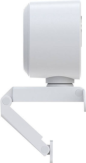 Delux DC07 Web Camera Full HD 1080p Λευκή