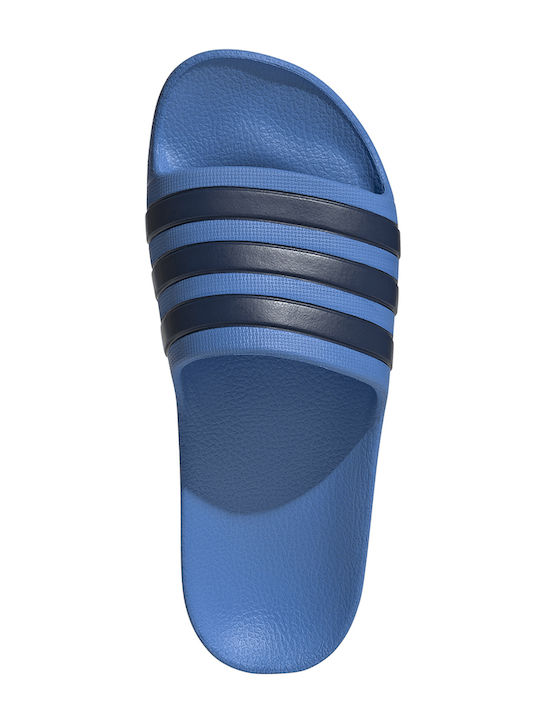 Kids' Flip Flops Slides Turquoise Adilette Aqua