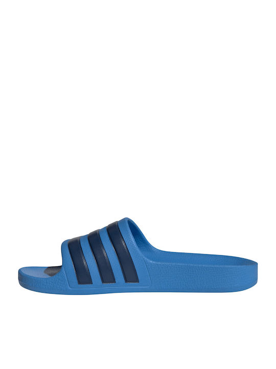 Kids' Flip Flops Slides Turquoise Adilette Aqua
