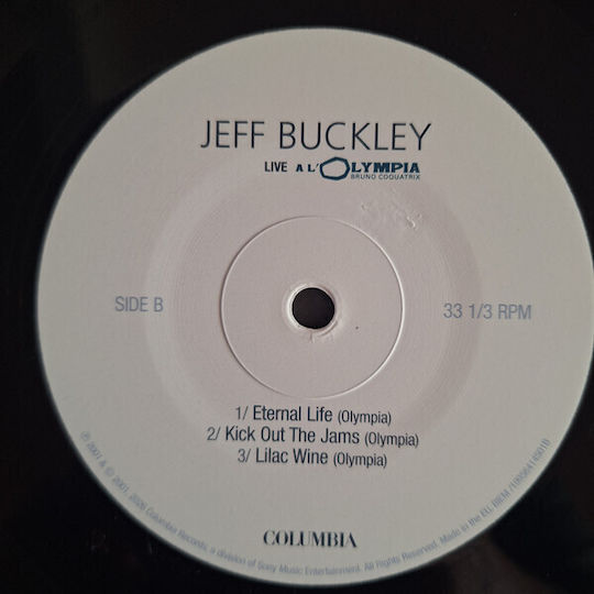 Jeff Buckley Live A L' Olympia 2lp Vinyl Rsd '26