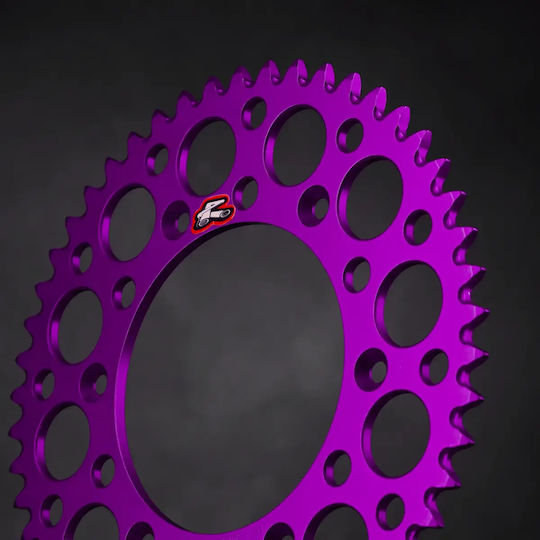 Renthal Rear Aluminum Sprocket 520 Purple 48 Teeth 224u-520-48gppe