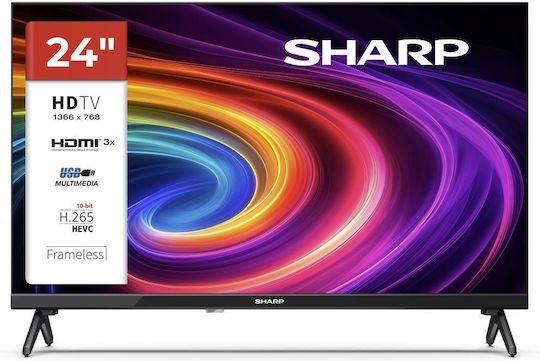 Sharp Τηλεόραση 24" HD Ready LED 24HA1405E (2025)
