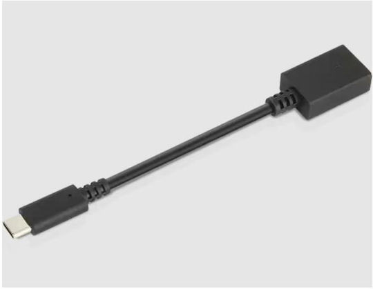 Lenovo Konverter USB-C männlich zu USB-A weiblich Schwarz 1Stück 4X90Q59481