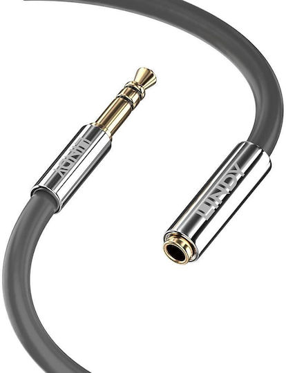 Lindy Конвертор 3.5mm мъжки към 3.5mm женски Сребрист 1бр 35330