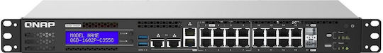 QNap QGD-1602-C3758-16G Managed Switch με 8 Θύρες Gigabit (1Gbps) Ethernet και 2 SFP Θύρες