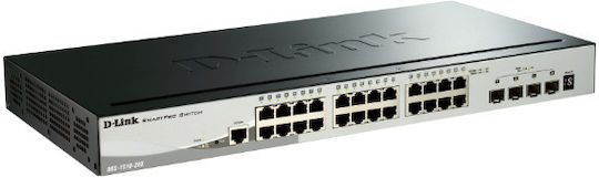 D-Link DGS-1510-28X/E v1 Managed L3 Switch με 24 Θύρες Gigabit (1Gbps) Ethernet και 4 SFP Θύρες