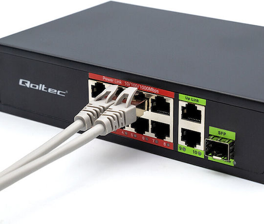 Qoltec L2 Power over Ethernet Switch