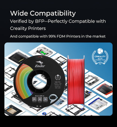 Creality3D PLA+ 3D Printer Filament 1.75mm 1kg