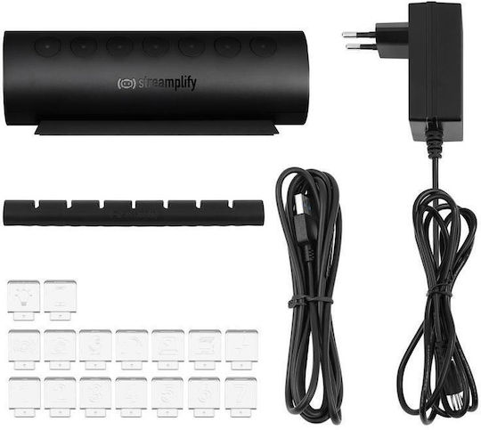 Streamplify Ctrl 7 Usb Хъб Rgb Осветление 7 X Usb