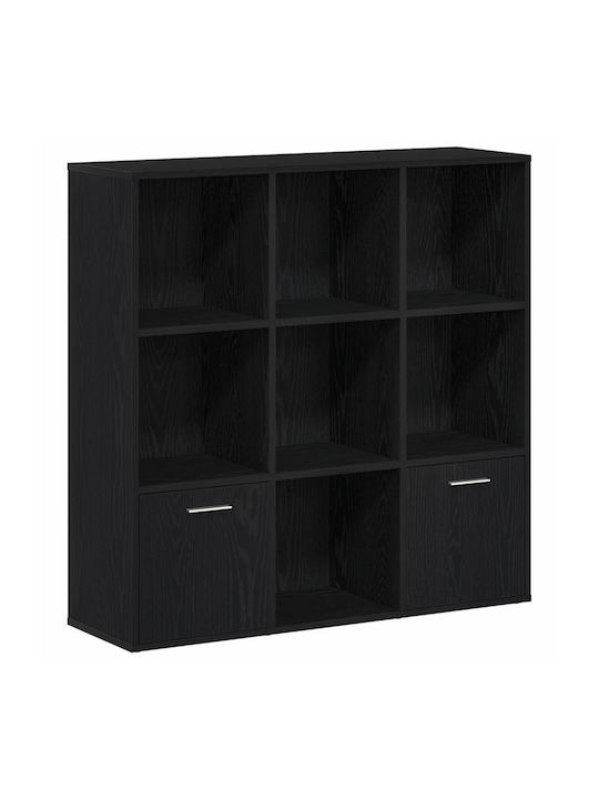 Βιβλιοθήκη Μαύρη Δρυς 98x29x97.5εκ.