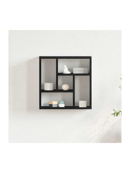 Ράφι Τοίχου Black Oak 45x16x45εκ.