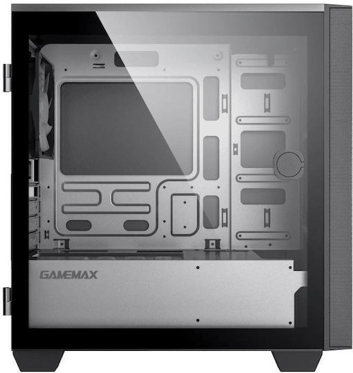 GameMax Aero Mini Eco Gaming Mini Tower Carcasă PC cu Fereastră Laterală Neagră
