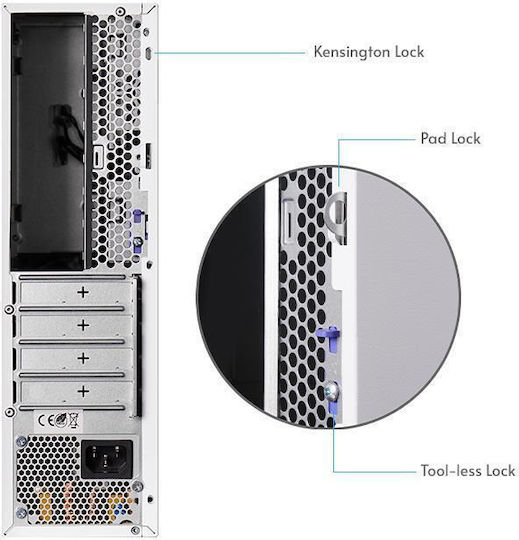 Chieftec UNI Series Mini-Turm Computergehäuse Weiß