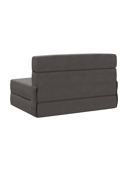 Πουφ Κρεβάτι Σκούρο Γκρι 70x72x60cm