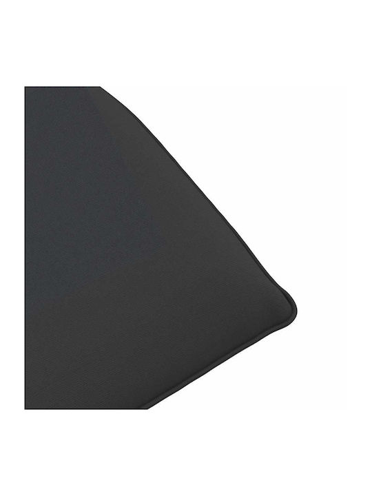 Multifunctional Bean Bag Sunbed Waterproof Black 175x54x8.5cm