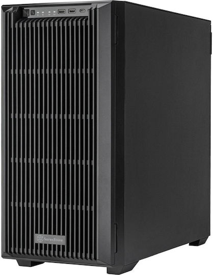 Silverstone CS383 Midi-Turm Computergehäuse Schwarz