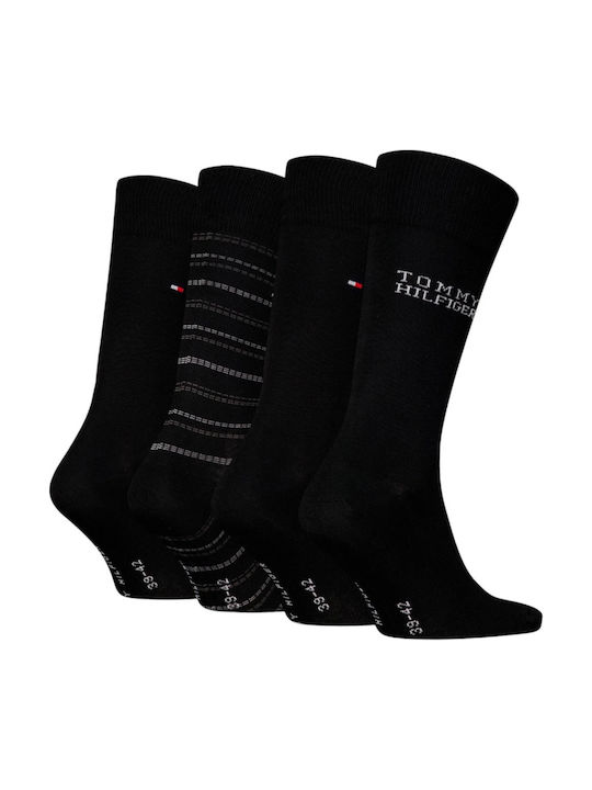 Tommy Hilfiger Herren Socken Black 4Pack