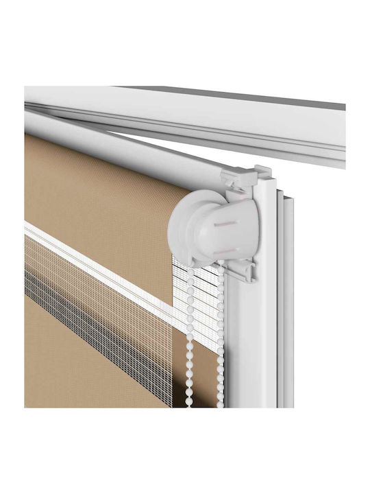 vidaXL Fabric Roller Blind in Brown Colour W75xH100cm