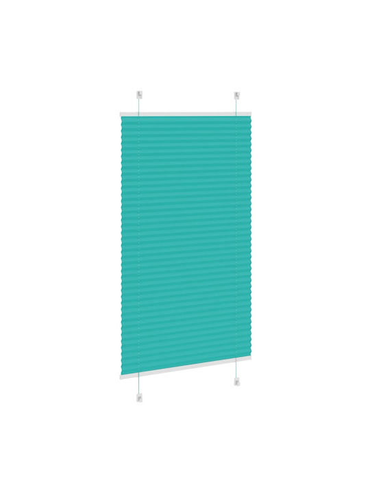 vidaXL Fabric Blind in Petrol Blue Colour W80xH100cm