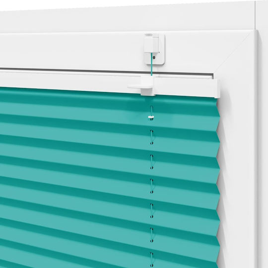 vidaXL Stoff Jalousie in Petrol Blau Farbe P80xH100cm