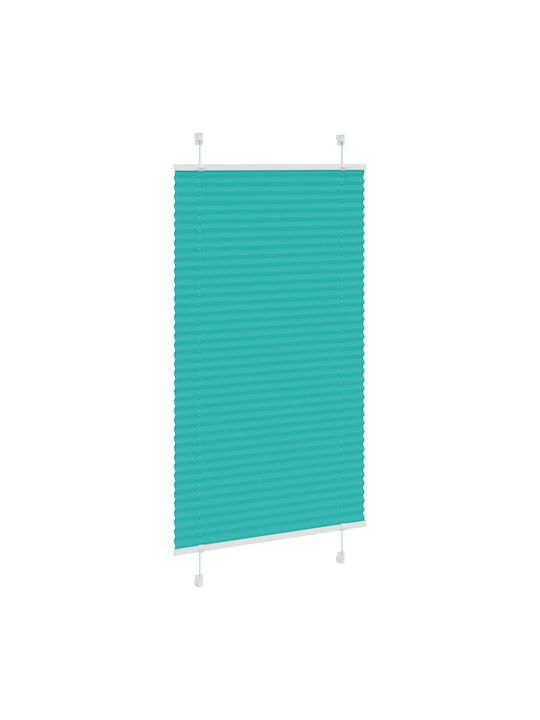 vidaXL Fabric Blind in Petrol Blue Colour W75xH100cm