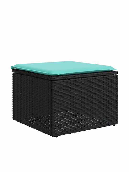 Canapea De Colț Pentru Exterior Din Rattan Cu Perne 62x62x69cm