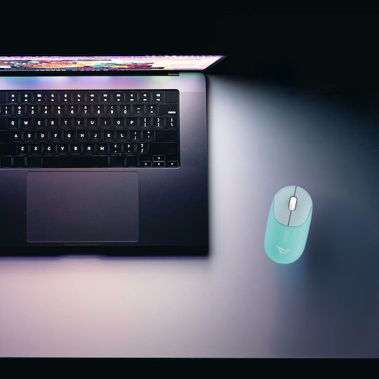 Alcatroz L6 Chroma Wireless Ergonomic Bluetooth Mouse Seafoam