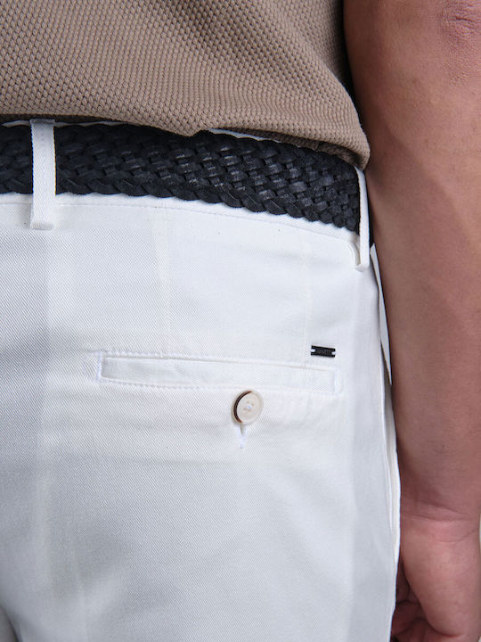 Ανδρικό Παντελόνι Chino Λευκό