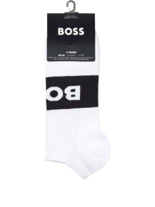 Boss Ανδρικές Κάλτσες Λευκο 3Pack Boss Ανδρικές Κάλτσες Λευκο 3Pack