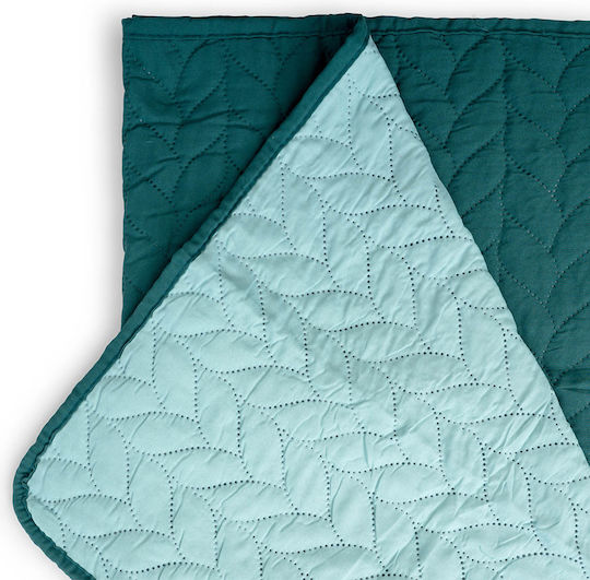 Easy Home Tagesdecken Super-King Grün 230x220cm