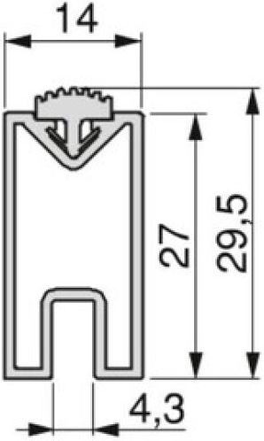 Kit of Articulated Shelf Frame Mechanisms 1 Shelf 1 Cabinet & 1 Tube Without Wooden Elements Emuca Zero 7022454 Matte Black