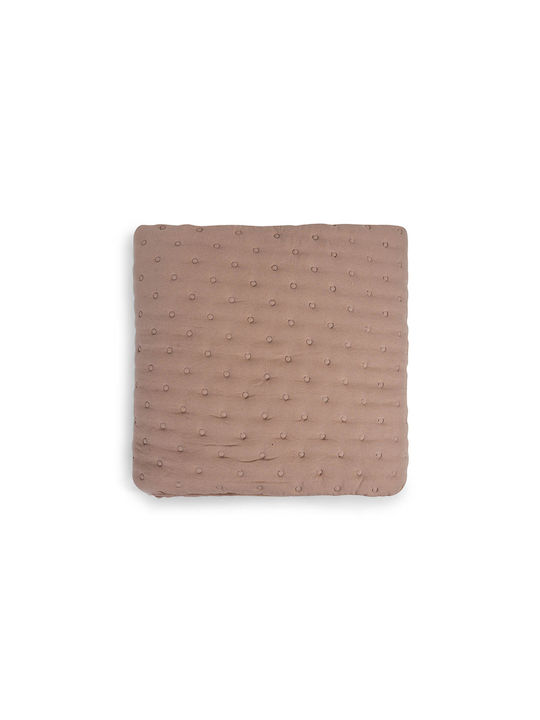 Easy Home Κουβερλί Υπέρδιπλο Microfiber Μπεζ 220x230cm