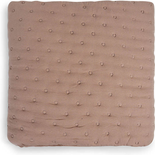Easy Home Κουβερλί Υπέρδιπλο Microfiber Μπεζ 220x230cm