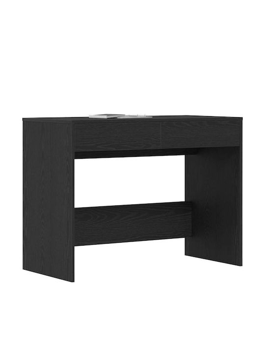 Γραφείο Ξύλινο Μαύρη Δρυς 101x50x76.5εκ.
