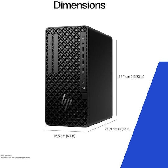 HP Z1 Tower G1i SFF Gaming Desktop PC (Ultra 7-265/32GB DDR4/1.0TB SSD/W11 Pro) Wolf Pro Security Edition