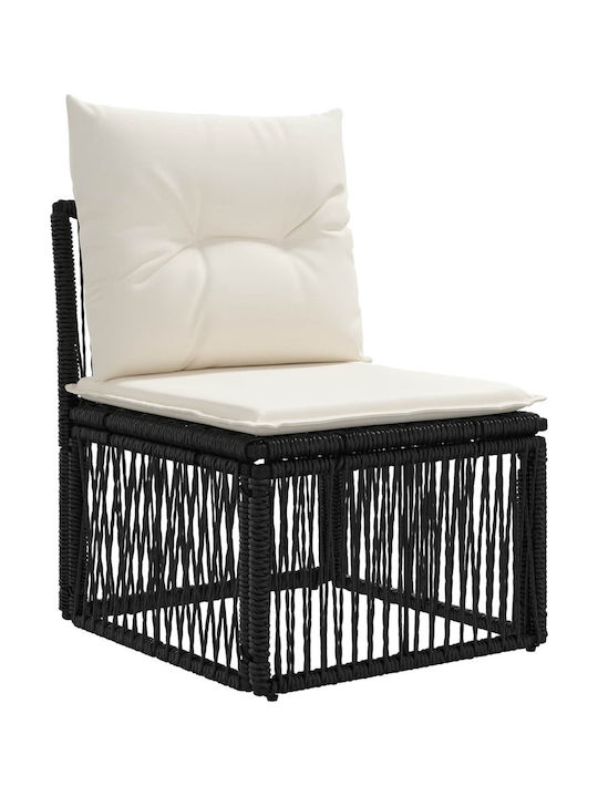Viersitziges Outdoor-Sofa Rattan mit Kissen