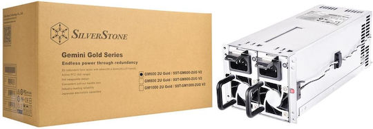 Silverstone GM600-2UG 1200W Γκρι Τροφοδοτικό Υπολογιστή Full Wired 80 Plus Gold