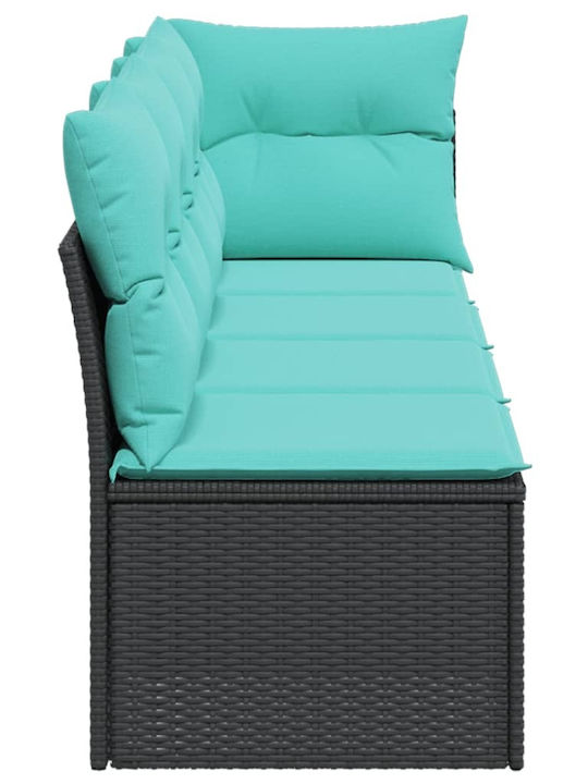 Viersitziges Outdoor-Sofa Rattan mit Kissen