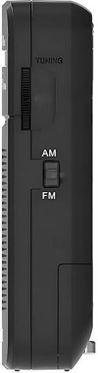 LTC Audio Ραδιοφωνάκι Μπαταρίας Μαύρο