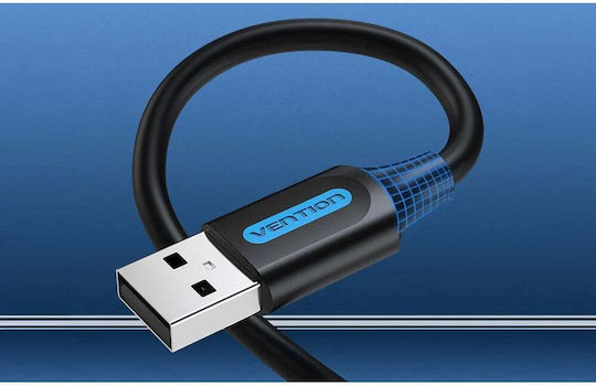 Vention USB 2.0 Cablu USB-A - USB-A Negru 0.5m COJBD