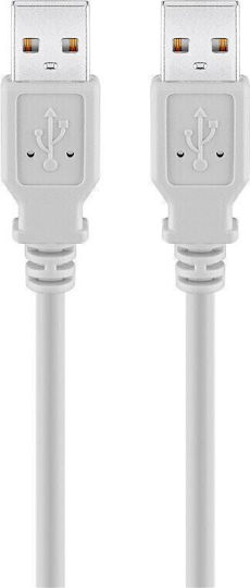 Καλώδιο Usb Microconnect Usb-a Usb-a 1.8 M Γκρι Usbaa2