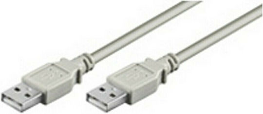 Καλώδιο Usb Microconnect Usb-a Usb-a 1.8 M Γκρι Usbaa2
