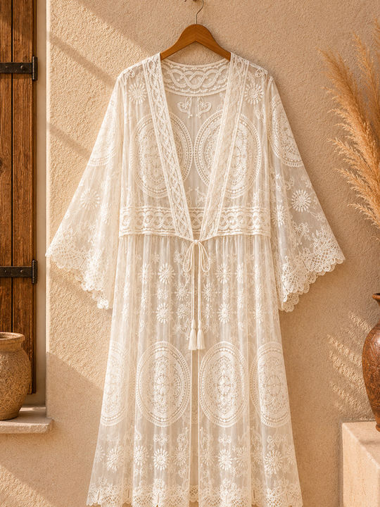Damen Kimono Cream