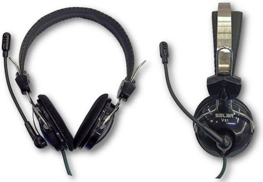 Somic Salar V81 Căști On Ear cu Fir Negre