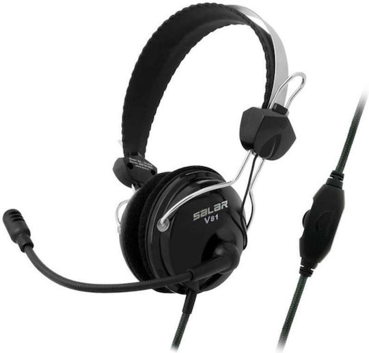 Somic Salar V81 Căști On Ear cu Fir Negre