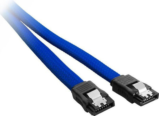 Cablemod 7-пинов SATA III - 7-пинов SATA III Кабел 60см Син (CM-CAB-SATA-N60KB-R)