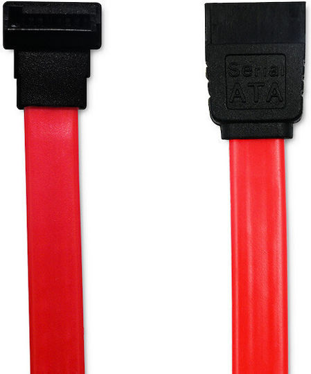 Qoltec Qoltec Hard Drive Cable 7-Pin SATA III Length 50cm Red