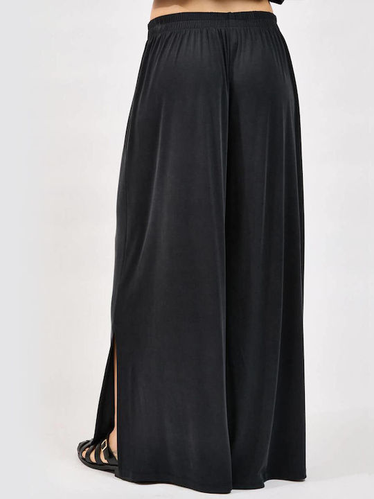 Women's Fabric Trousers Black