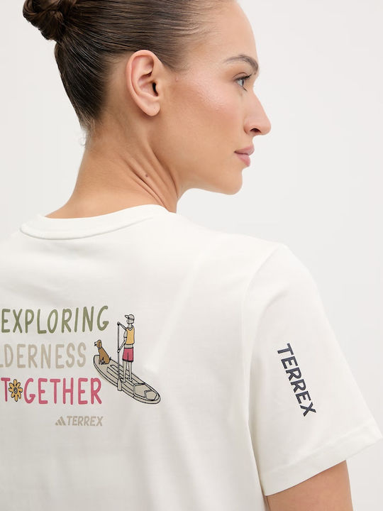 Graphic Women's T-shirt Off White